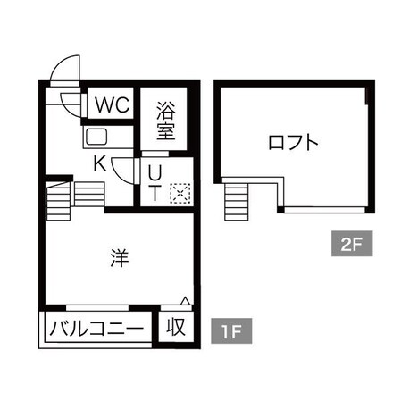 中村公園駅 徒歩3分 2階の物件間取画像